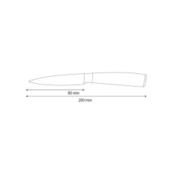 Shinrai Knives - Hammered RVS Schilmes 8 cm