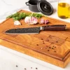 Shinrai Knives - Hammered RVS Santoku mes 18 cm