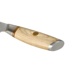 Shinrai Knives - Hikari Damascus 3-delige set - Koksmes + Santoku + Schilmes