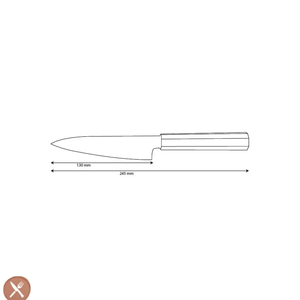 Shinrai Knives - Kigami Exclusive Damascus Officemes 13 cm