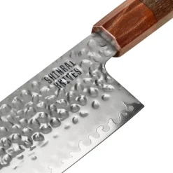 Shinrai Knives - Kigami Exclusive Damascus 4-delige set - Koksmes + Broodmes + Nakiri + Schilmes