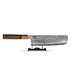 Shinrai Knives - Kigami Exclusive Damascus 2-delige set - Nakiri + Schilmes