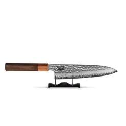 Shinrai Knives - Kigami Exclusive Damascus 7-delige messenset + Messenblok Robur