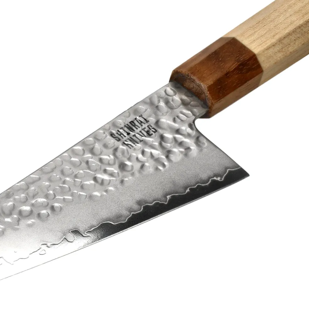 Shinrai Knives - Kirameki Damascus Honesuki 15 cm