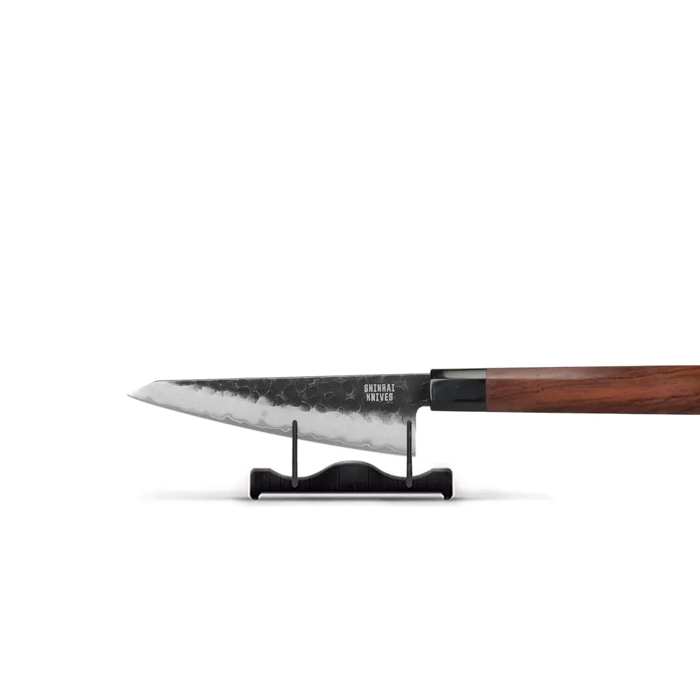 Shinrai Knives - Kurayami Damascus Honesuki 15 cm