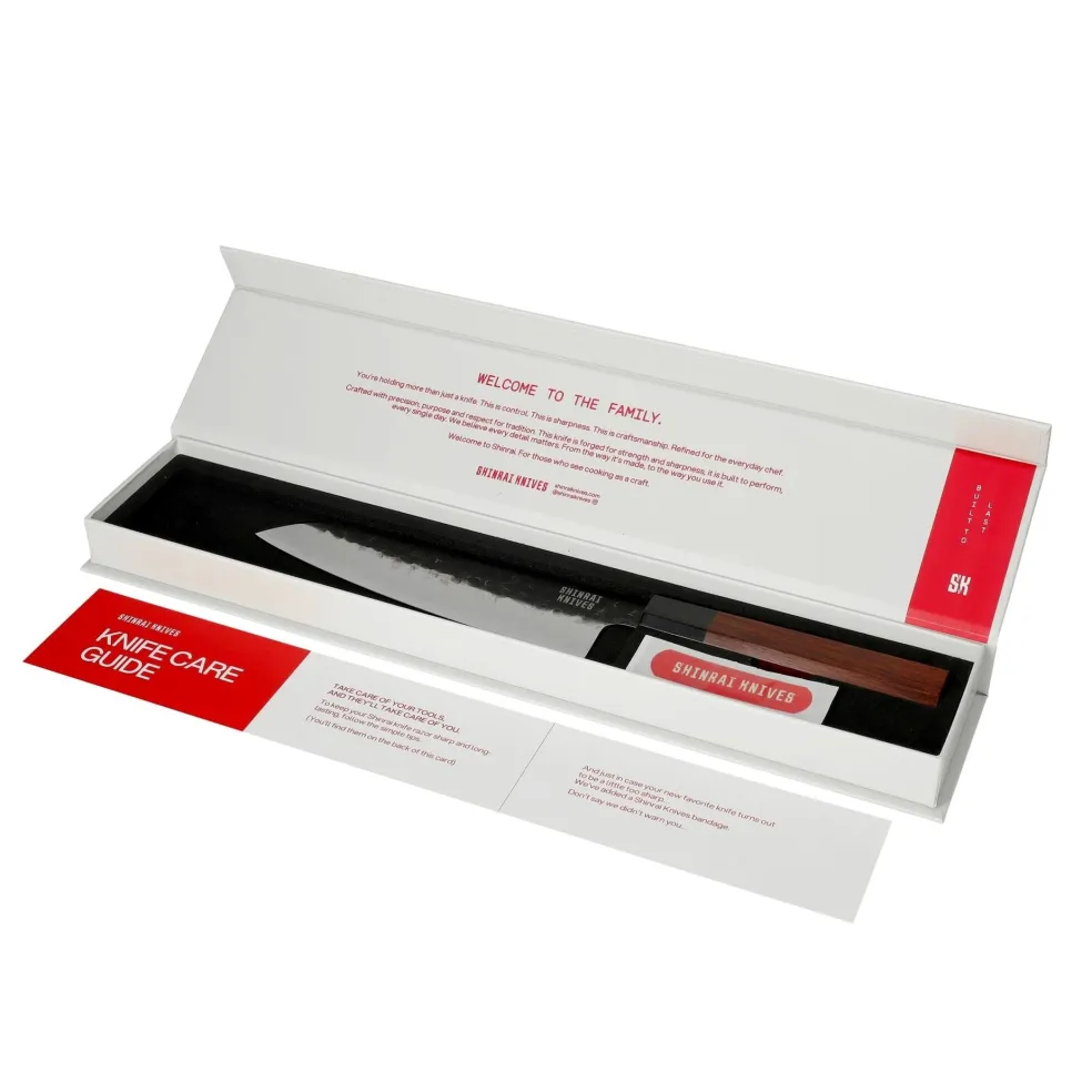 Shinrai Knives - Kurayami 7-delige Damascus Messenset