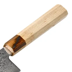 Shinrai Knives - Kōyō Damascus Nakiri mes 18 cm
