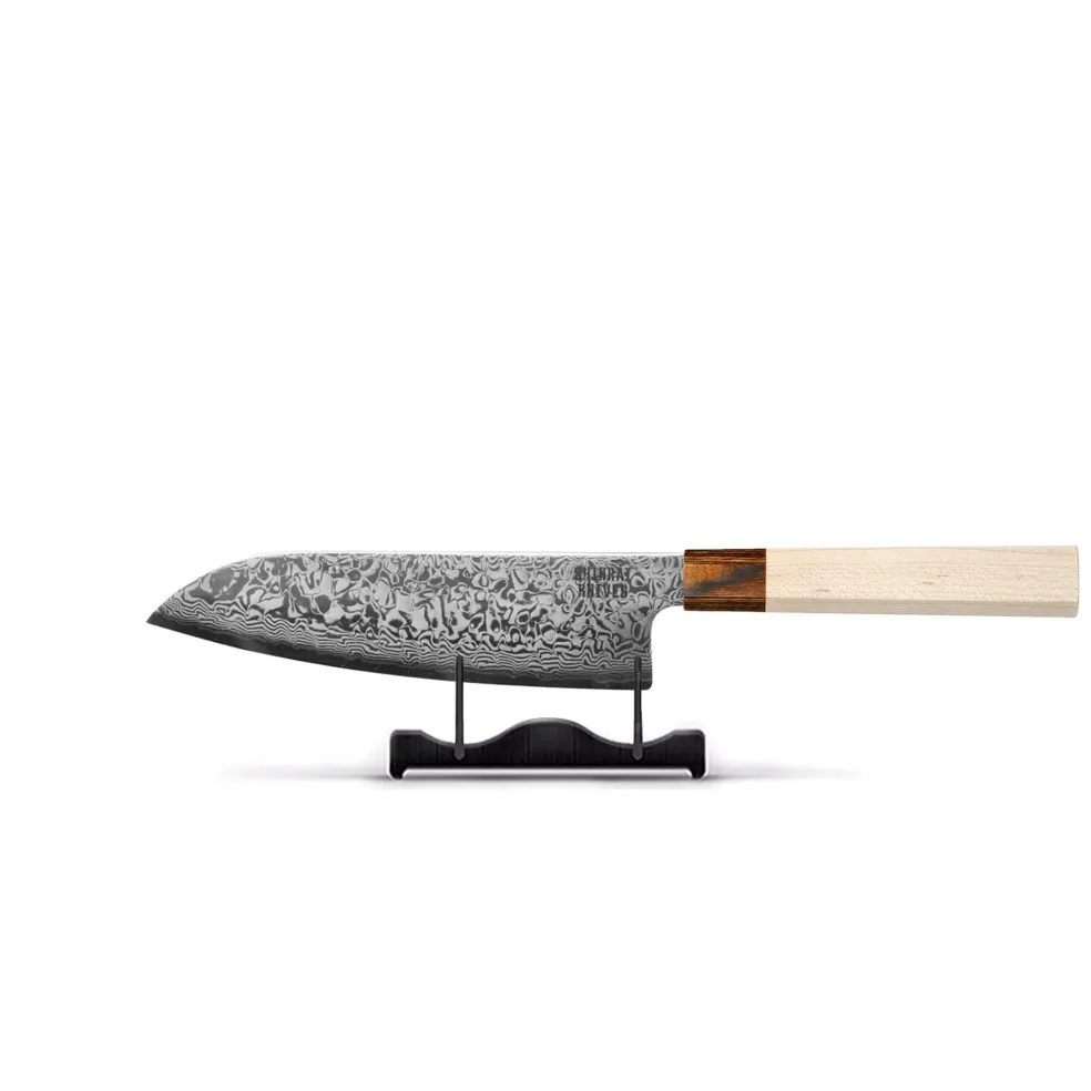 Shinrai Knives - Kōyō Damascus Santoku mes 18 cm