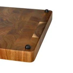 Shinrai Knives - Luxe Snijplank Acaciahout - Kopshout - 35 × 25 × 2.5 cm