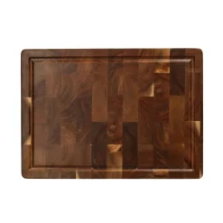 Shinrai Knives - Luxe Snijplank Acaciahout - Kopshout - 35 × 25 × 2.5 cm