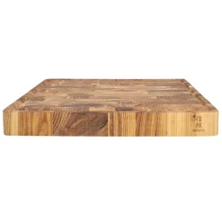 Shinrai Knives - Luxe Snijplank Teakhout - Kopshout - 40 x 30 x 4.5 cm