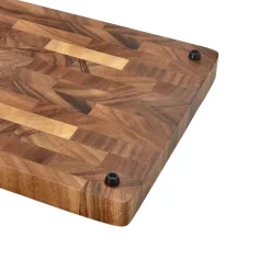 Shinrai Knives - Luxe Snijplank Walnotenhout - Kopshout - 35 × 25 × 2.5 cm