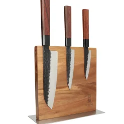 Shinrai Knives - Magnetisch Messenblok Cito Dubbelzijdig - Acaciahout