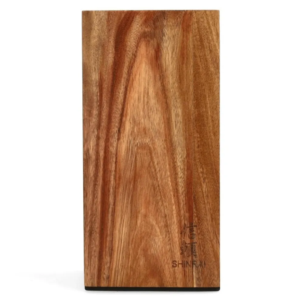 Shinrai Knives - Magnetisch Messenblok Robur - Acaciahout