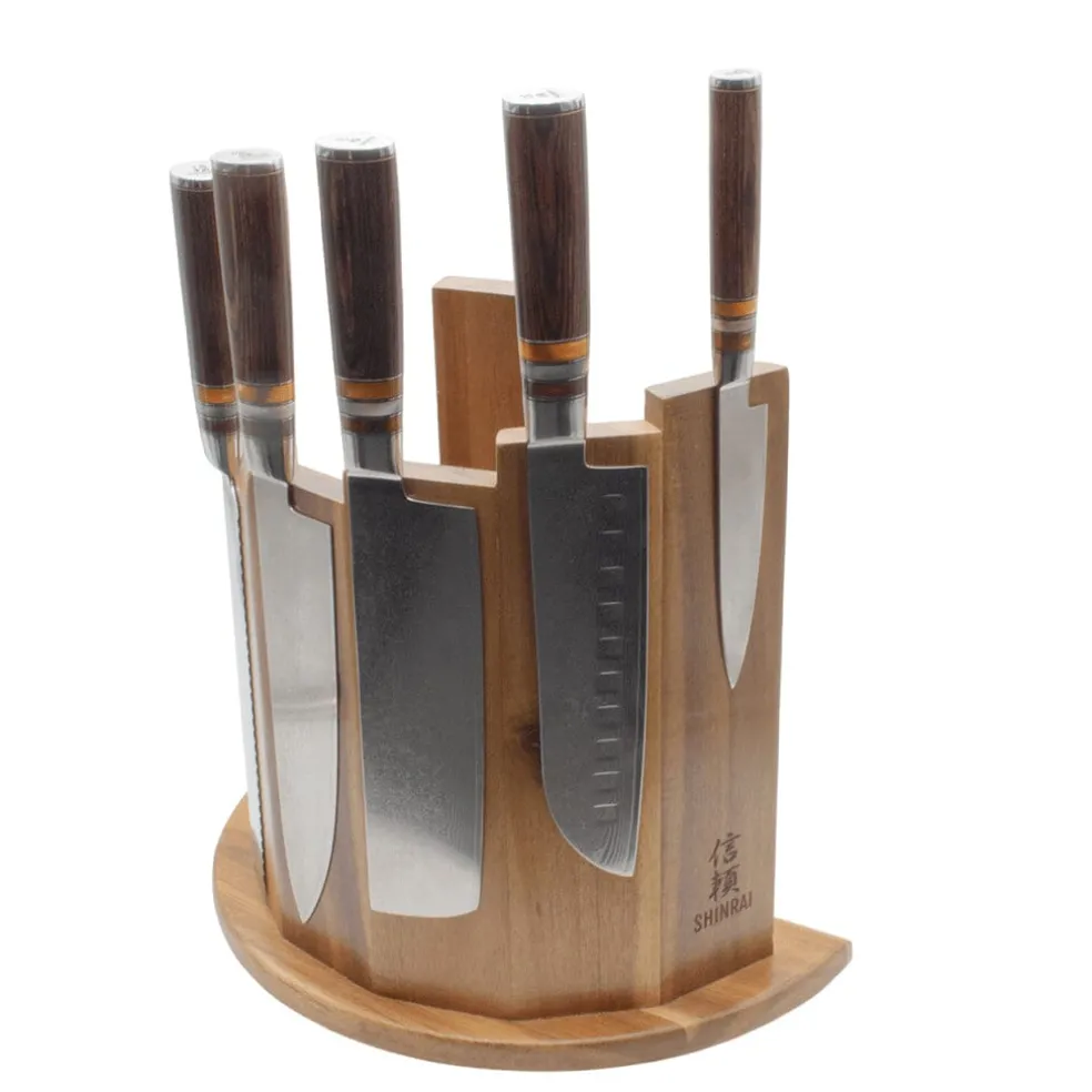Shinrai Knives - Magnetisch Messenblok Scalae - Acaciahout
