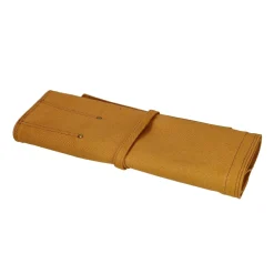 Shinrai Knives - Messenrol Hoogwaardig Canvas & Leer Bruin