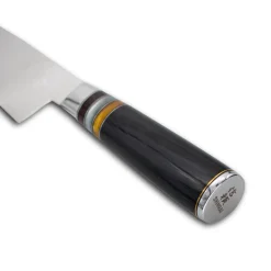 Shinrai Knives - Micarta Jewels Black Damascus Koksmes 20 cm