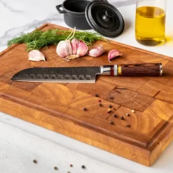 Shinrai Knives - Micarta Jewels 7-delige Messenset + Messenblok Cito dubbelzijdig