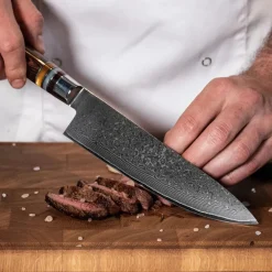 Shinrai Knives - Micarta Jewels 7-delige Messenset + Messenblok Cito dubbelzijdig