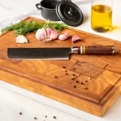 Shinrai Knives - Micarta Jewels 7-delige Messenset + Messenblok Cito dubbelzijdig