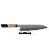 Shinrai Knives - Onyx Octagon Damascus Kiritsuke 23 cm - Special Edition