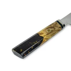 Shinrai Knives - Onyx Octagon Damascus Kiritsuke 23 cm - Special Edition