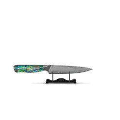 Shinrai Knives - Parelmoer Jewels 5-delige Messenset + Messenblok Stans