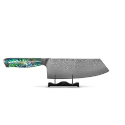Shinrai Knives - Parelmoer Jewels 5-delige Messenset + Messenblok Stans