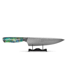Shinrai Knives - Parelmoer Jewels 5-delige Messenset + Messenblok Stans