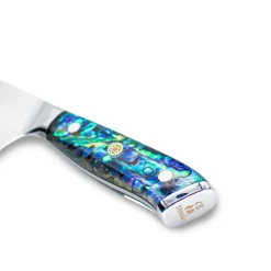 Shinrai Knives - Parelmoer Jewels Damascus Koksmes 20 cm