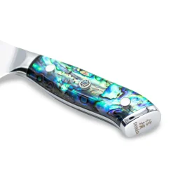 Shinrai Knives - Parelmoer Jewels Damascus Nakiri mes 20 cm