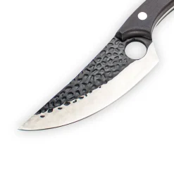 Shinrai Knives - RVS Gladiator Koksmes met holster - Zwart
