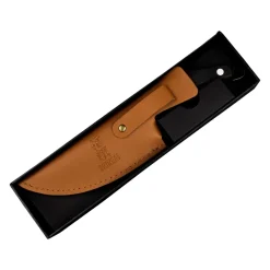 Shinrai Knives - RVS Gladiator Koksmes met holster - Zwart