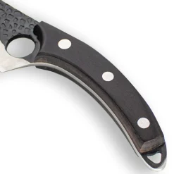 Shinrai Knives - RVS Gladiator Koksmes met holster - Zwart