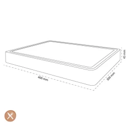 Shinrai Knives - Schaak Snijplank Acaciahout - Kopshout - 40 x 30 x 4.5 cm