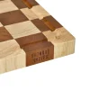 Shinrai Knives - Schaak Snijplank Acaciahout - Kopshout - 35 x 25 x 2.5 cm