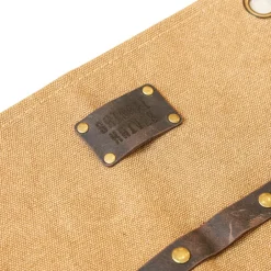 Shinrai Knives - Schort Hoogwaardig Canvas & Leer Bruin