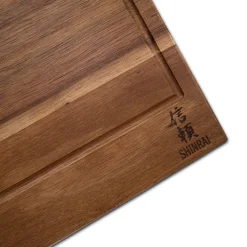 Shinrai Knives Snijplank Acacia hout - Type 1 - 40 x 30 x 3,5 cm