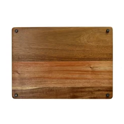 Shinrai Knives - Snijplank Acacia hout - Kopshout - 35 × 25 × 2.5 cm - Type 1