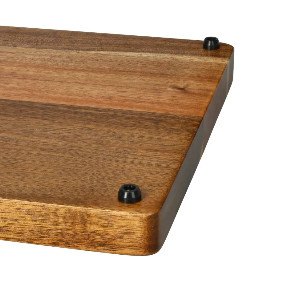 Shinrai Knives - Snijplank Acacia hout - Kopshout - 35 × 25 × 2.5 cm - Type 1