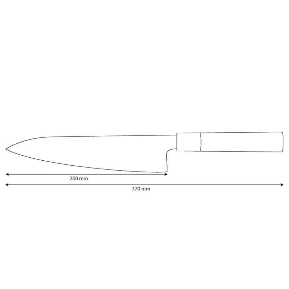 Shinrai Knives - Takumi Kaza Damascus Koksmes 20 cm