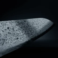Shinrai Knives - Takumi Kaza Damascus Santokumes 18 cm