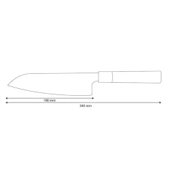 Shinrai Knives - Takumi Kaza Damascus Santokumes 18 cm