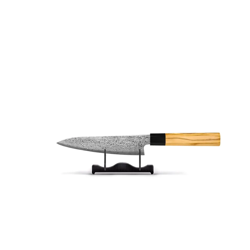 Shinrai Knives - Takumi Kaza 5-delige Damascus Messenset - Koksmes + Broodmes + Nakiri + Officemes + Schilmes