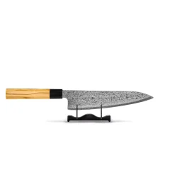 Shinrai Knives - Takumi Kaza 3-delige Damascus Messenset - Koksmes + Nakiri + Schilmes