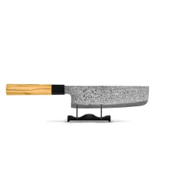 Shinrai Knives - Takumi Kaza 3-delige Damascus Messenset - Koksmes + Nakiri + Schilmes