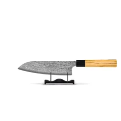 Shinrai Knives - Takumi Kaza 5-delige Damascus Messenset - Koksmes + Broodmes + Nakiri + Santoku + Schilmes