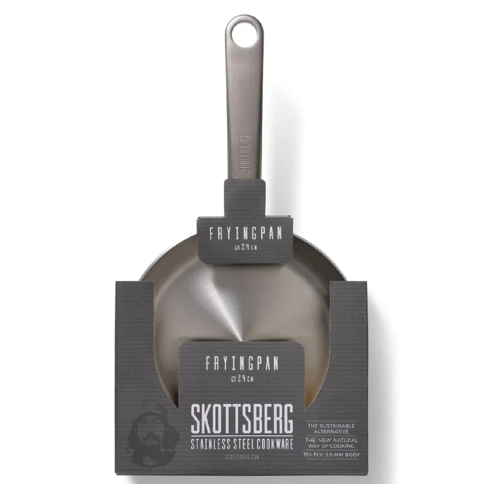 Skottsberg - Stainless Steel Koekenpan 24 cm