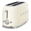 Smeg - Broodroosters | Crème | Jaren 50 | Toaster 2x4