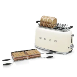 Smeg - Broodroosters | Crème | Jaren 50 | Toaster 2x4